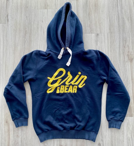 Grin bear hoodie - &,