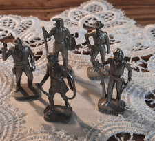 5 Zinnfiguren Western-Helden