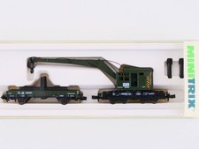Minitrix 13958 Kranwagen-Set