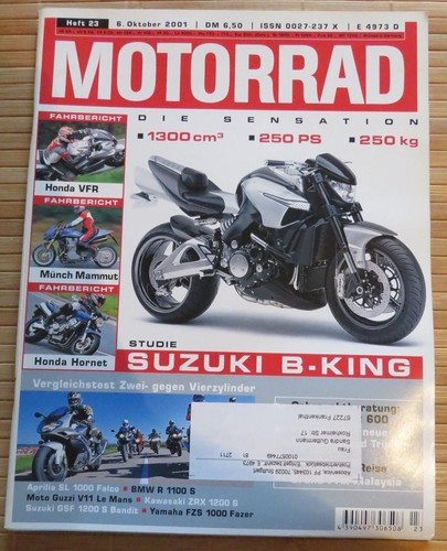 Das motorrad heft 2001 - das, *