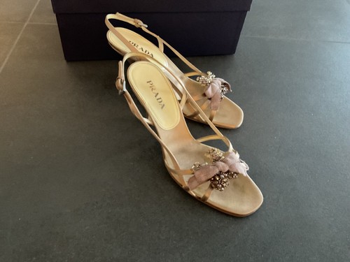 Prada sandale beige mit - prada,
