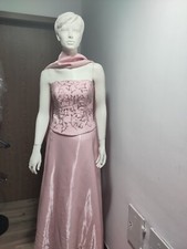 Abendkleid 36 festlich Rose
