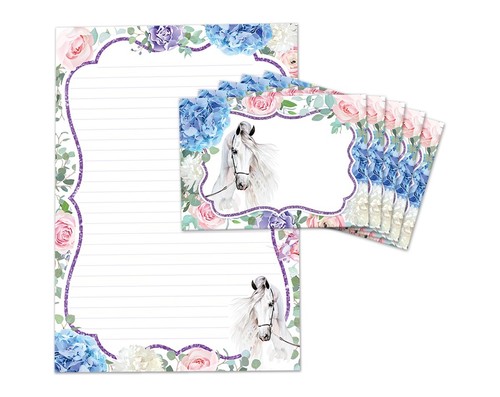 Briefpapier set als notizblock - briefpapier-set,
