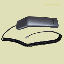 AGFEO Ersatzhörer für T10 - T11 - T15 - ST15 Hörer silber mit Hörerspiralkabel