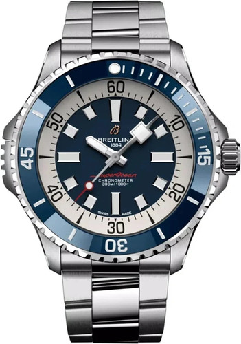 Breitling superocean 46mm blue - breitling,