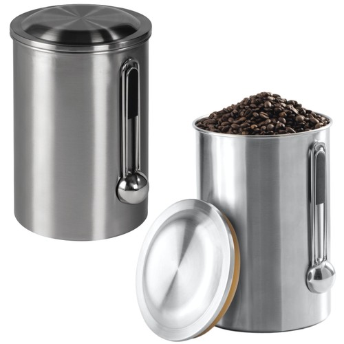 Set kaffeedose edelstahl - 2x, +