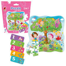 2-in-1 Puzzle Feen in der