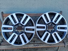 1x Alufelge 20 Zoll 7.5" 6x139.7 51ET Glanz Schwarz Toyota Land Cruiser