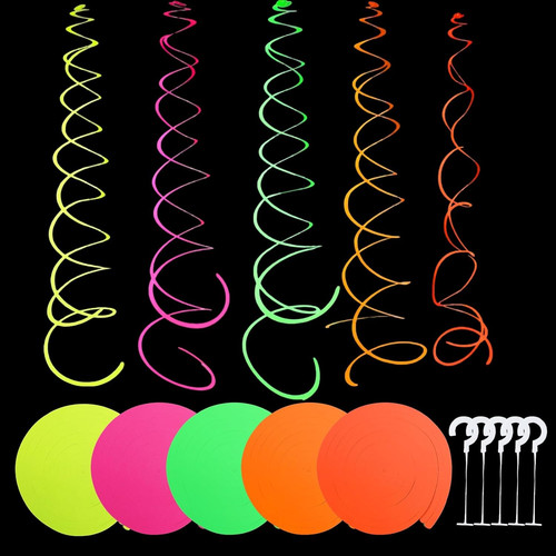 Stück neon luftschlangen - stück,