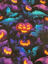 French Terry " Halloween Lila