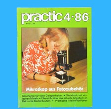 DDR practic 4/1986 Spielzeugkran Schiebespiel Etagere Räucherhäuschen Spiele Y