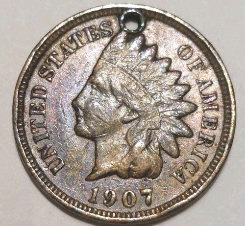 Münze usa cent 1907 mit - usa:,