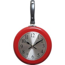 Wanduhr Küche rund Metall