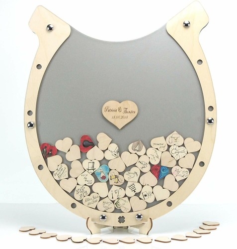 Hochzeit gästebuch hufeisen - hochzeit,