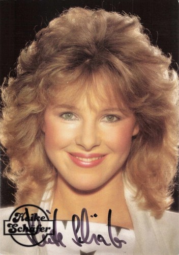Heike schäfer autogrammkarte - schäfer,