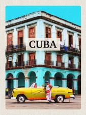 Holzschild 40x30 cm Cuba