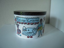 Keramikdose mit Holzdeckel  -