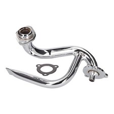 Auspuffkrümmer Chrom mit