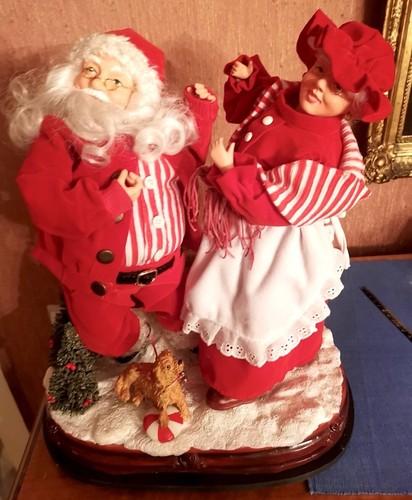 Vintage herr frau santa - +,