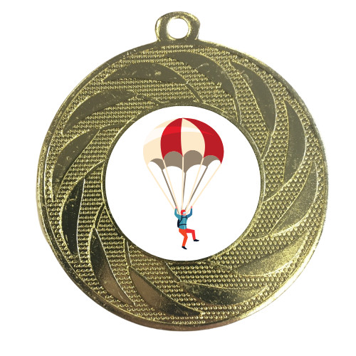 Fallschirmsprung medaille gold - fallschirmsprung,