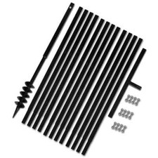 Erdbohrer Brunnenbohrer Erdlochbohrer Brunnenbohrgerät mehrere Auswahl vidaXL