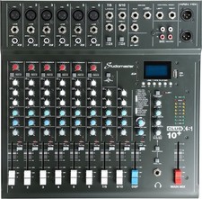 Studiomaster Club XS 10+ 8-Kanal Mixer 10 Eingänge Fußschalter Eingang für DSP