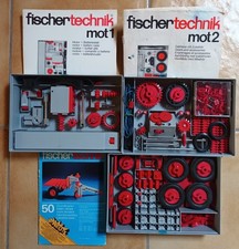INNEN TOP ZUSTAND: Fischertechnik SET 50 + MOT1+ MOT-2!