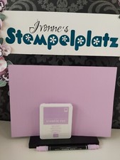 Stampin Up Farbset Freesienlila - Stempelkissen, 4 Blatt Farbkarton, Marker