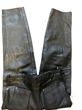 !!   Krawehl::: Motorradhose Leder Gr. 44 Schwarz