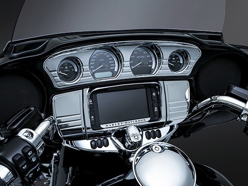 Tri line gauge trim harley - tri-line,