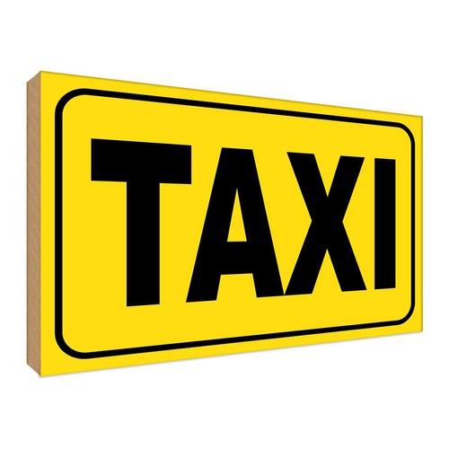 Holzschild 30x40 taxi beruf - holzschild, cm