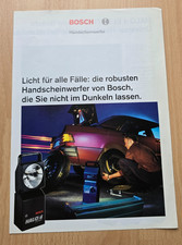 BOSCH Handscheinwerfer 09.1991 Prospekt Katalog