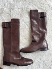 Walter Steiger Damen Lederstiefel Gr. 39 in Braun 100% Leder *Sehr Gut* Elegant