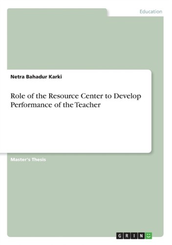 Karki role the resource - -, of