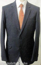 Sakko Herren Sakkos Anzug Sakko Navy Hochzeit 69% Wolle 29% Polyester 2% Lycra 