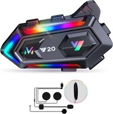 Motorrad Intercom Helm Headset Bluetooth Motorräder Gegensprechanlage Kopfhörer