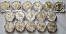 1 Oz Silber Kookaburra 1990-2019 Silbermünze, Sammlermünze 1 Unze Feinsilber