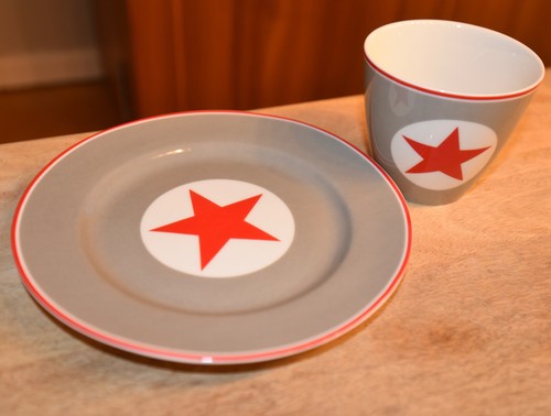 Greengate teller mit latte - greengate,