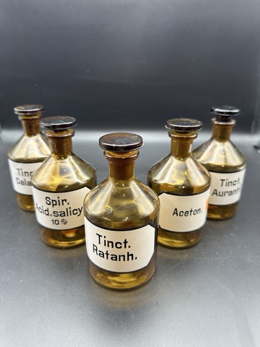 Apothekerflaschen braun alt