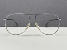 Rodenstock Brille Herren Silber Blau Pilot  Metall 195 klein  1980er 54-14