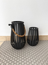 Original Fink Windlicht in schwarz und gutem Zustand