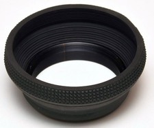 Gegenlichtblende, Sonnenblende 46 mm, faltbar, aus Gummi, ca 25 mm hoch