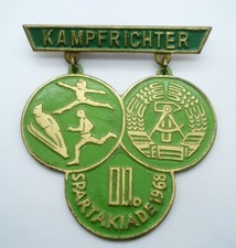 DDR Abzeichen II. Spartakiade