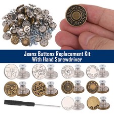 17 mm 20 mm Jeansknopf Ersatz