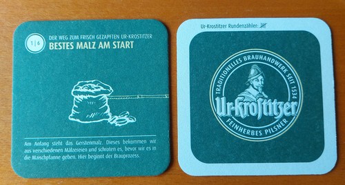 Bierdeckel krostitzer nr - ur-krostitzer,