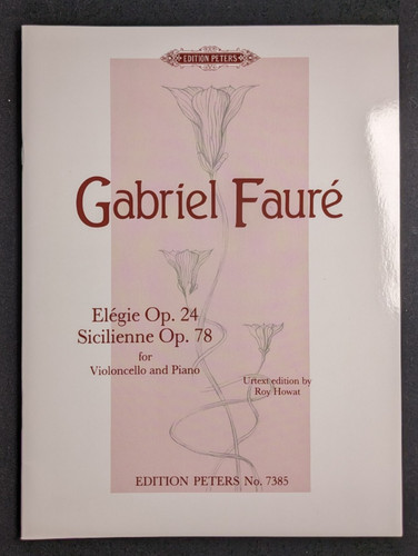 Gabriel faure elegie 24 - elegie,
