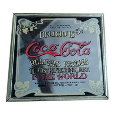 Coca Cola, Original, Wandbild Spiegel 11,2 x 11,2 cm