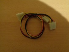 4 PIN Molex Y Kabel Adapter Stromkabel intern 4 polig Stecker   2x Buchse 0,30 m