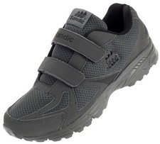 Übergröße Herren Sneaker Turnschuhe Sportschuhe Laufschuhe 20477 Grau Schwarz 