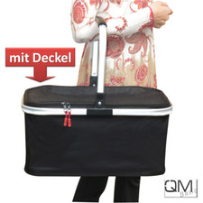 EINKAUFSKORB Alu Henkel Rahmen Stoffkorb faltbar, shopping Tasche Einkaufstasche